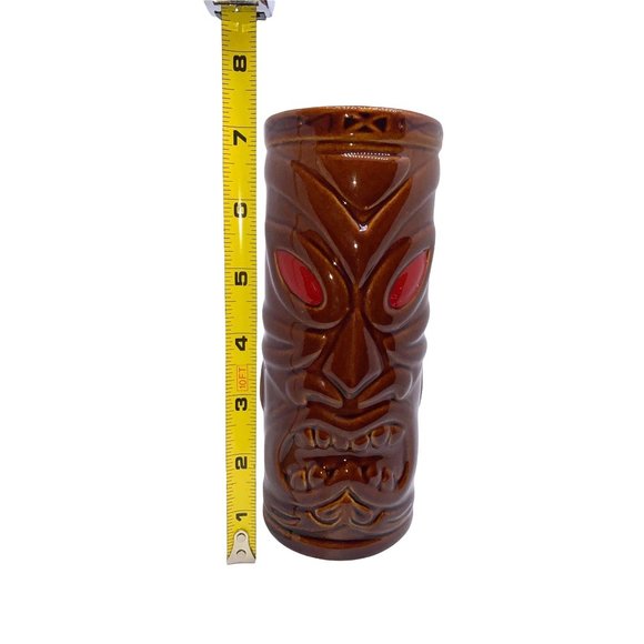 Tiki Farm MRG 2005 Handled Tiki Mug Red Eyes Hawaii Mr G - Picture 7 of 9
